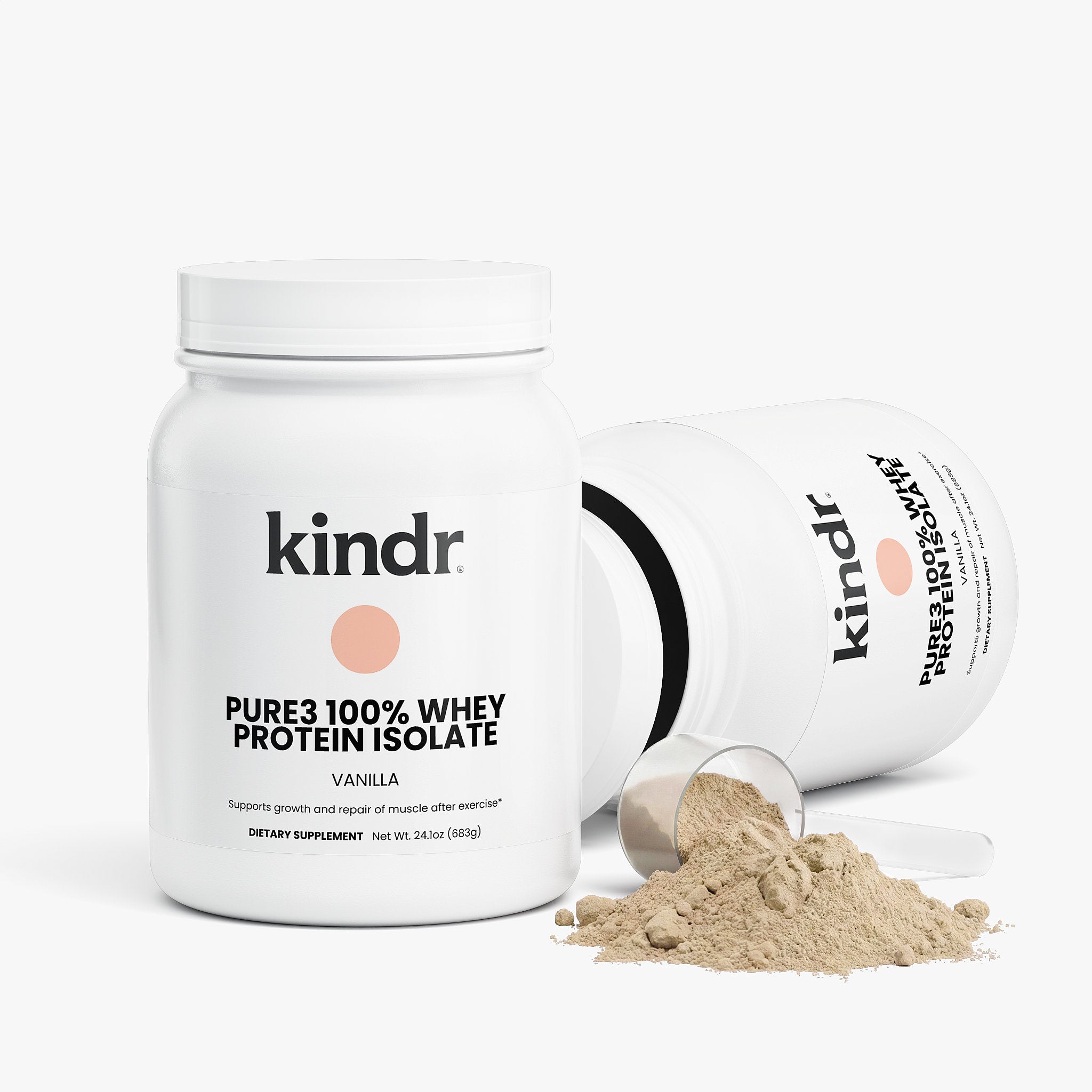 Pure3 100% Whey Protein Isolate (Vanilla)