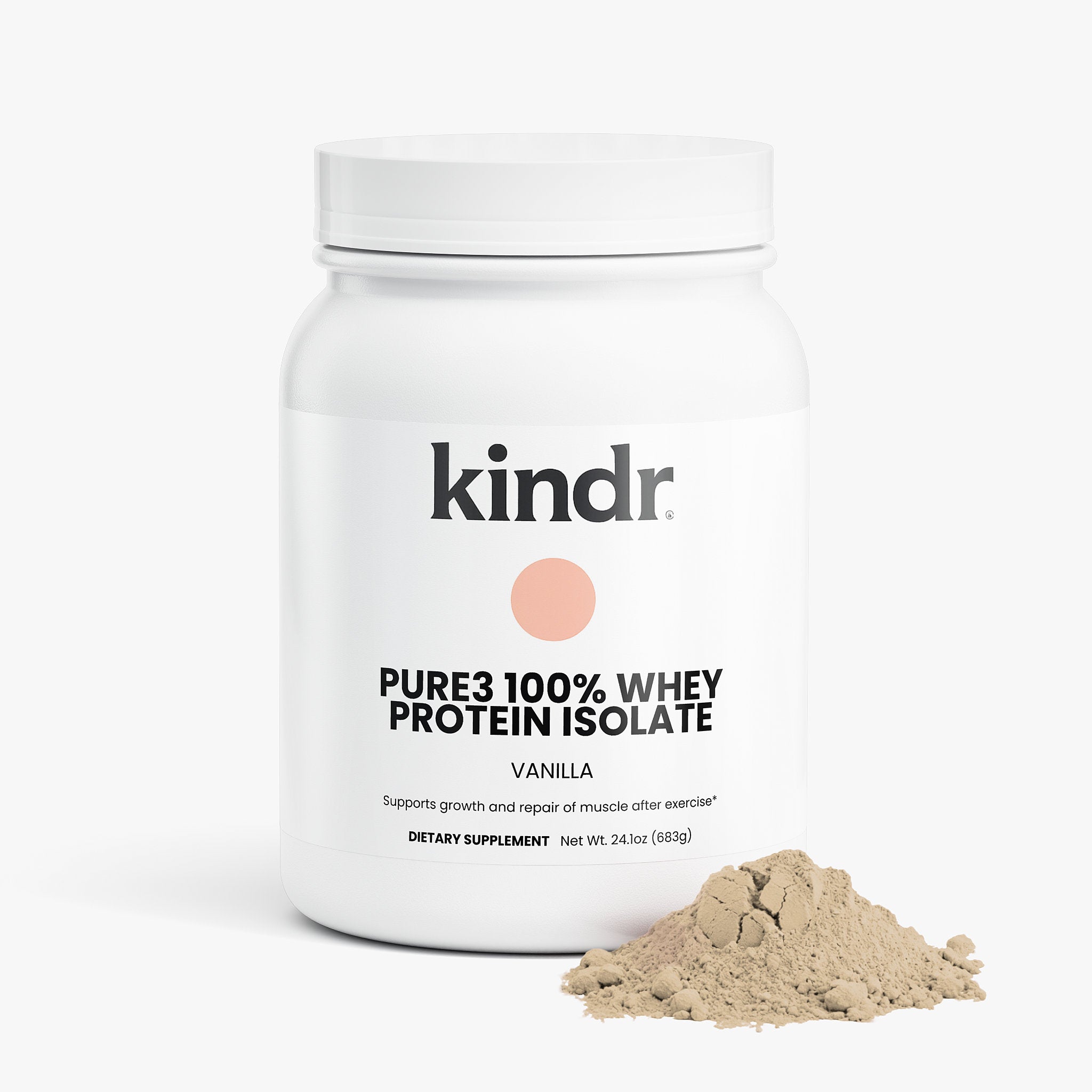 Pure3 100% Whey Protein Isolate (Vanilla)