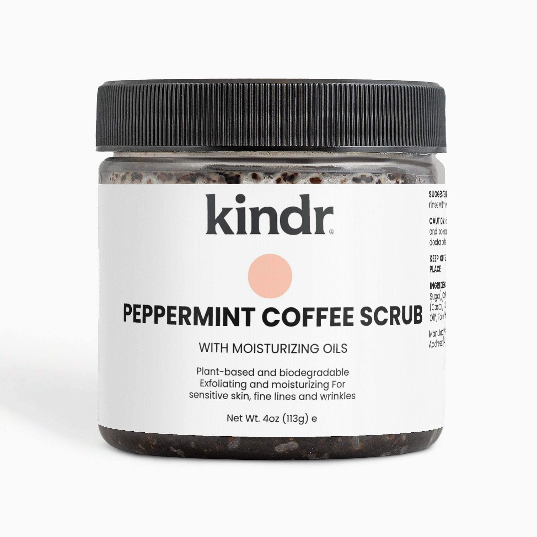 Peppermint Coffee Scrub