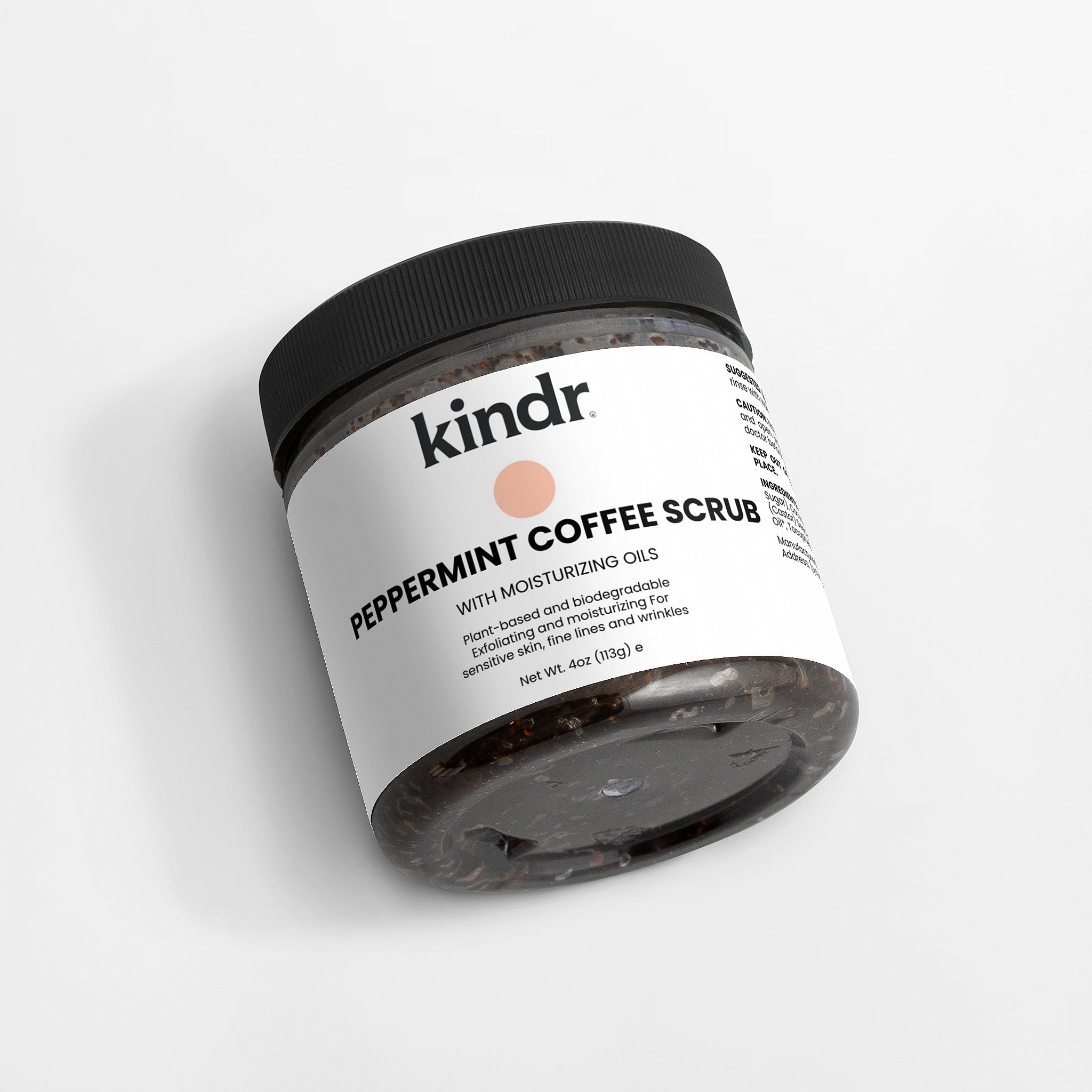 Peppermint Coffee Scrub