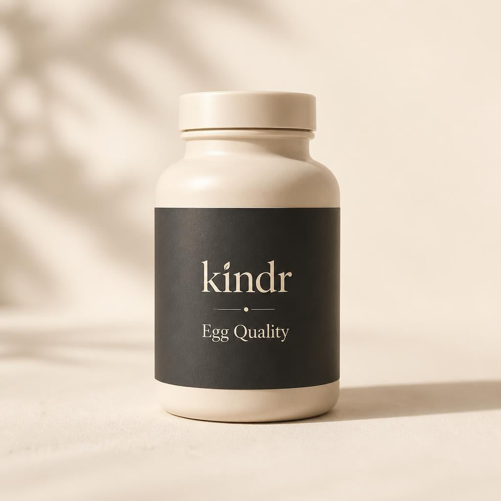 kindr Egg Quality supplement bottle