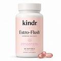 Kindr Estro-Flush Softgels — liposomal DIM, Calcium D-Glucarate, Silymarin. 60 softgels, 30-day supply.